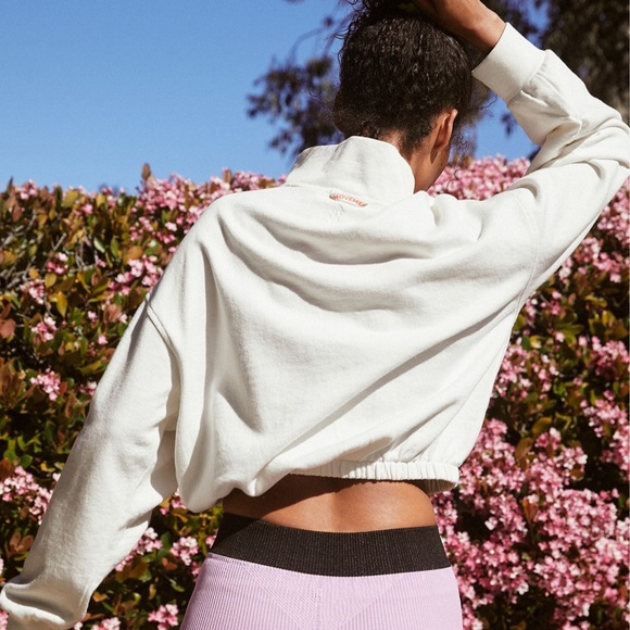 Free People Valley Girl Pullover NWOT White Large - Picture 3 of 10